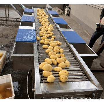 Automatic baked potato chips production line